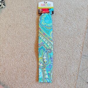 BANDI Women's Paisley Pocket Belt - Blue and Green